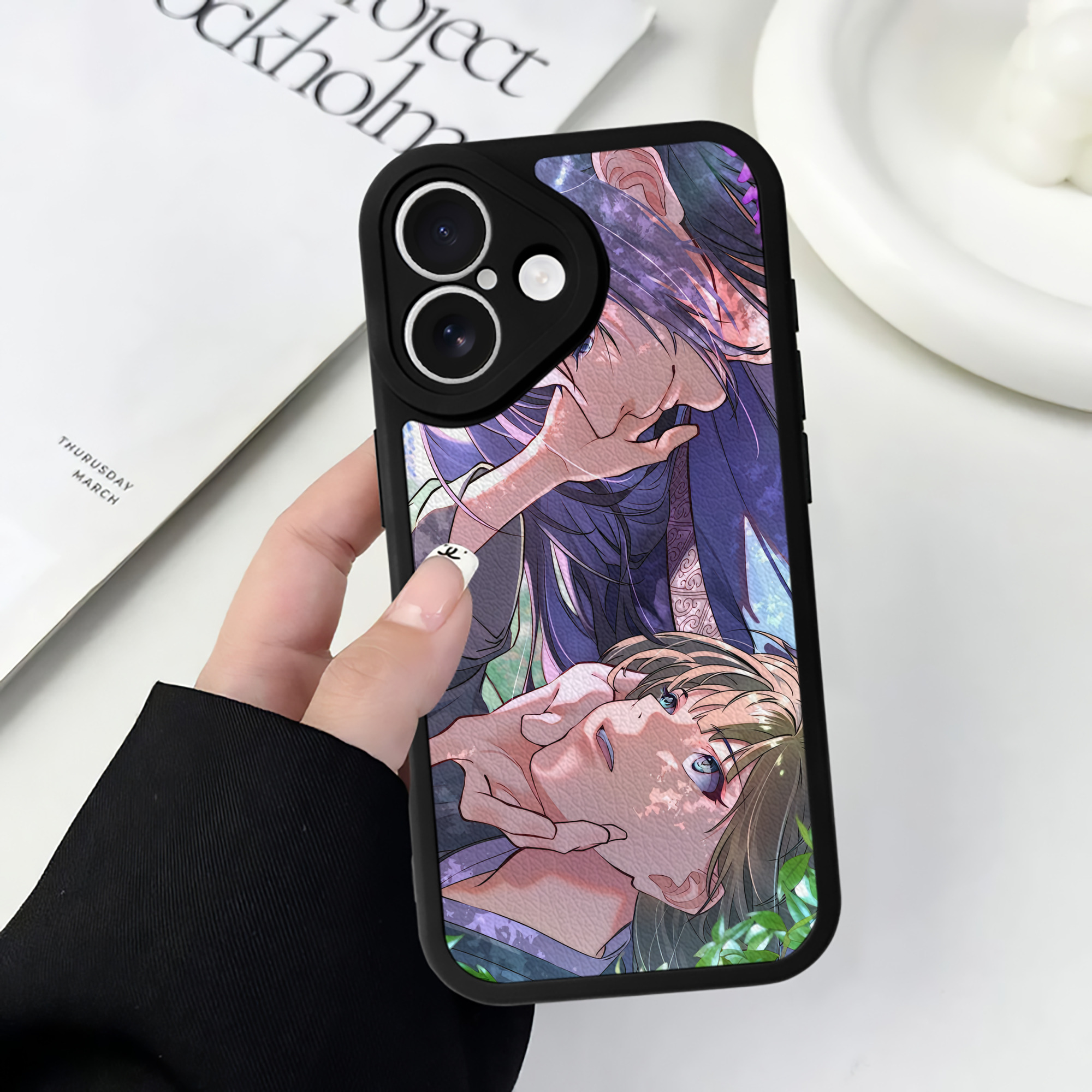 薬屋のひとりごと The Apothecary Diaries 【iPhone 16シリーズ対応】シリコンスマホケース（レザー調） 材質：シリコン